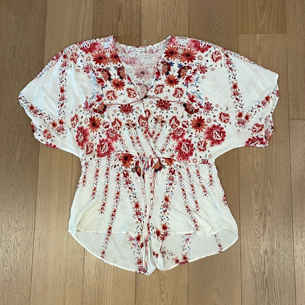 On the Road Floral Romper